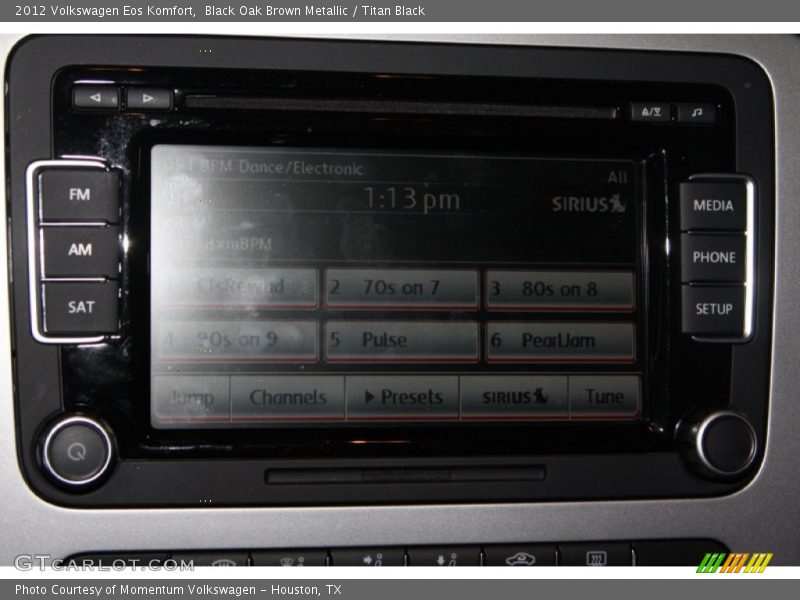 Black Oak Brown Metallic / Titan Black 2012 Volkswagen Eos Komfort