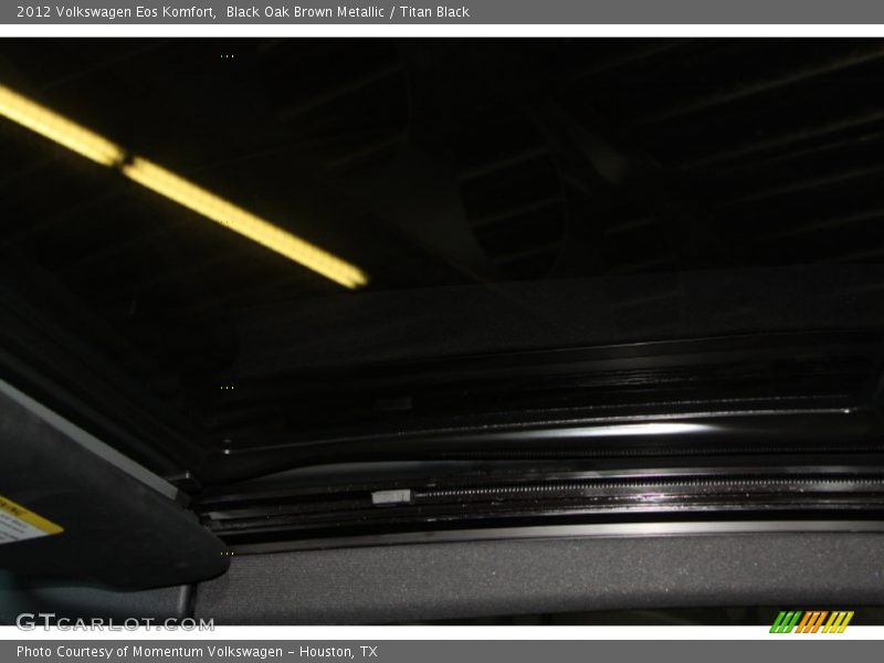 Black Oak Brown Metallic / Titan Black 2012 Volkswagen Eos Komfort