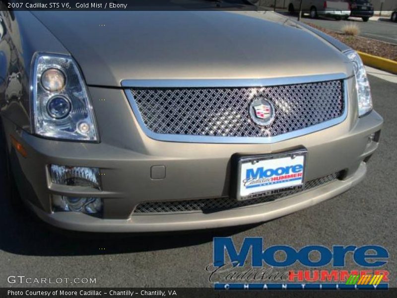 Gold Mist / Ebony 2007 Cadillac STS V6