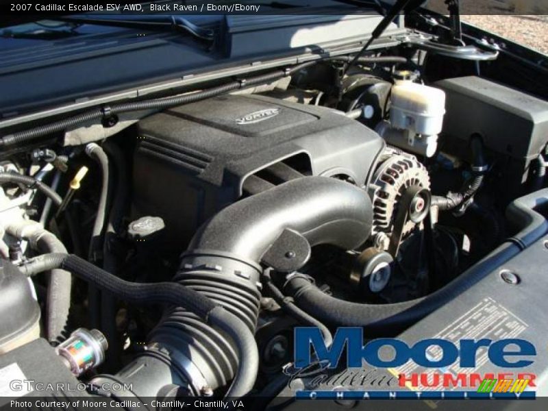 Black Raven / Ebony/Ebony 2007 Cadillac Escalade ESV AWD