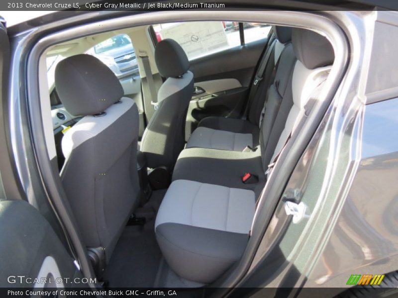 Cyber Gray Metallic / Jet Black/Medium Titanium 2013 Chevrolet Cruze LS
