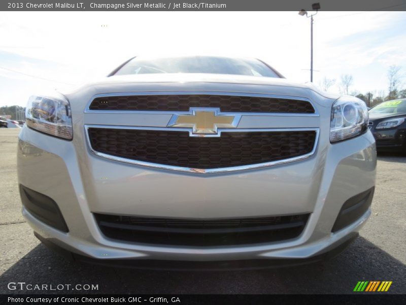 Champagne Silver Metallic / Jet Black/Titanium 2013 Chevrolet Malibu LT