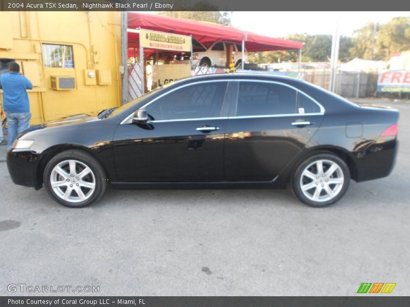 Nighthawk Black Pearl / Ebony 2004 Acura TSX Sedan
