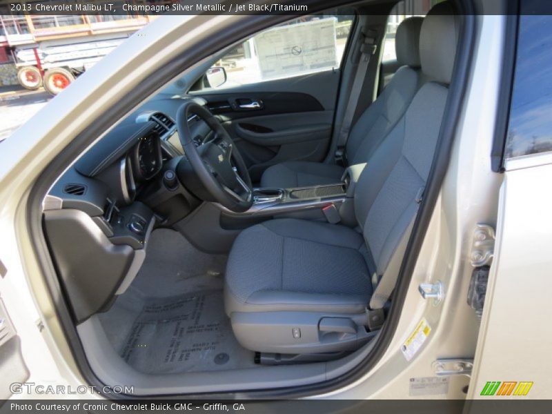 Champagne Silver Metallic / Jet Black/Titanium 2013 Chevrolet Malibu LT