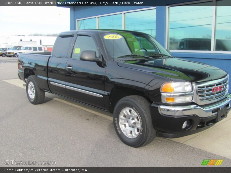 Onyx Black / Dark Pewter 2005 GMC Sierra 1500 Work Truck Extended Cab 4x4