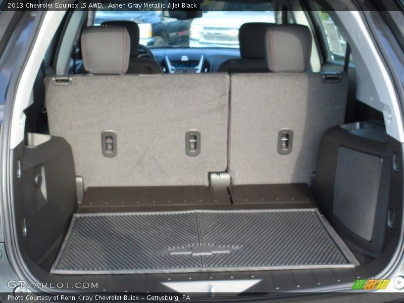 Ashen Gray Metallic / Jet Black 2013 Chevrolet Equinox LS AWD