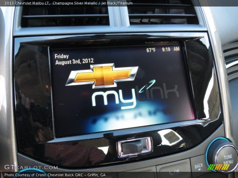 Champagne Silver Metallic / Jet Black/Titanium 2013 Chevrolet Malibu LT