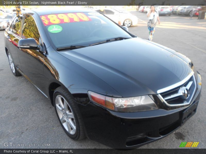 Nighthawk Black Pearl / Ebony 2004 Acura TSX Sedan