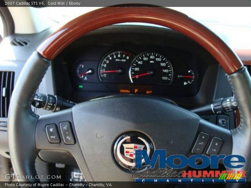 Gold Mist / Ebony 2007 Cadillac STS V6