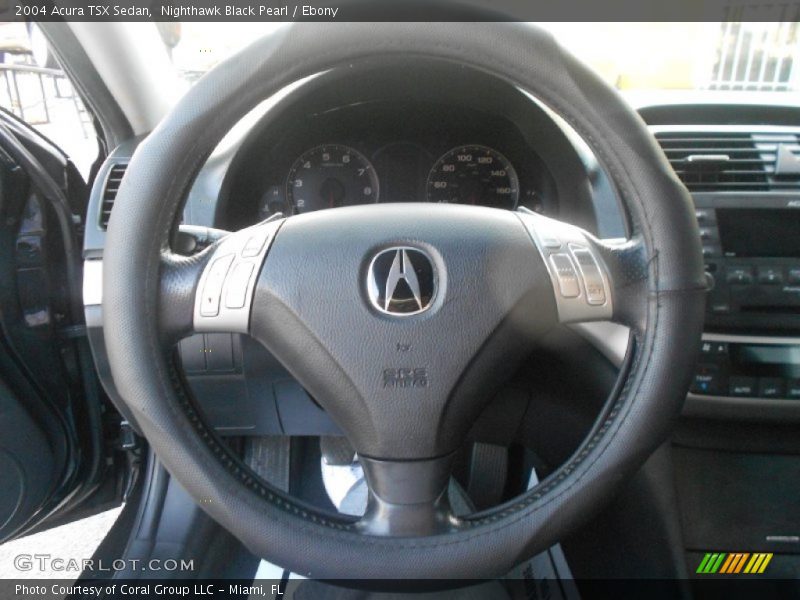 Nighthawk Black Pearl / Ebony 2004 Acura TSX Sedan
