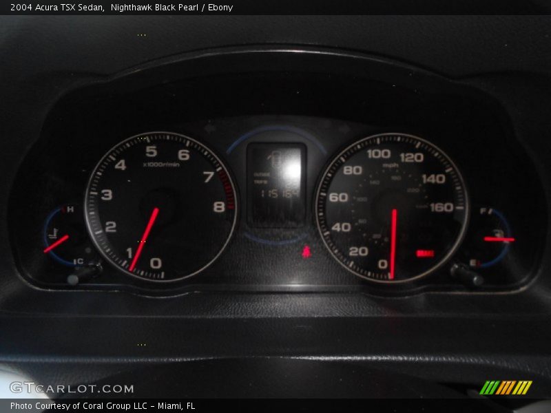 Nighthawk Black Pearl / Ebony 2004 Acura TSX Sedan