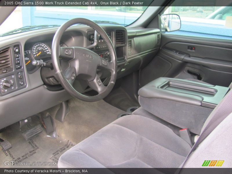Onyx Black / Dark Pewter 2005 GMC Sierra 1500 Work Truck Extended Cab 4x4
