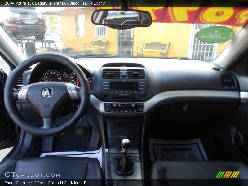 Nighthawk Black Pearl / Ebony 2004 Acura TSX Sedan