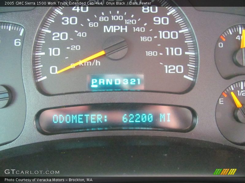 Onyx Black / Dark Pewter 2005 GMC Sierra 1500 Work Truck Extended Cab 4x4
