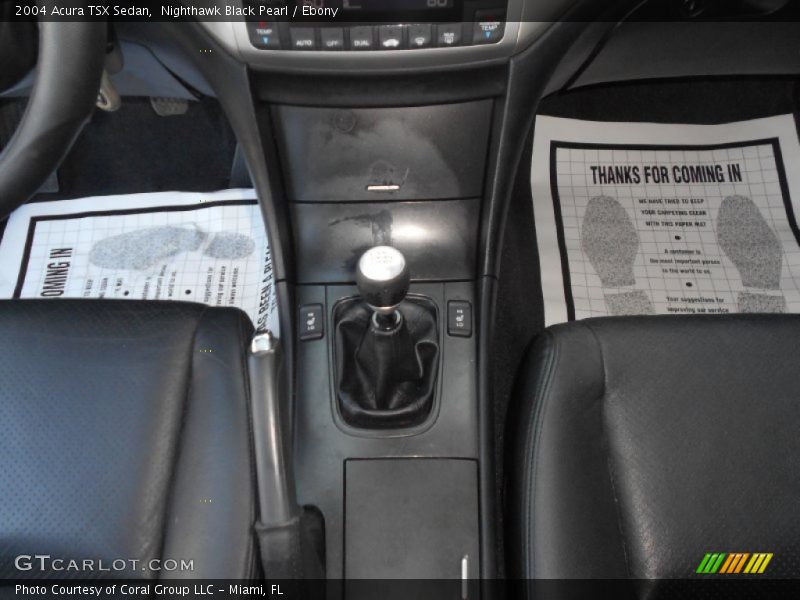 Nighthawk Black Pearl / Ebony 2004 Acura TSX Sedan