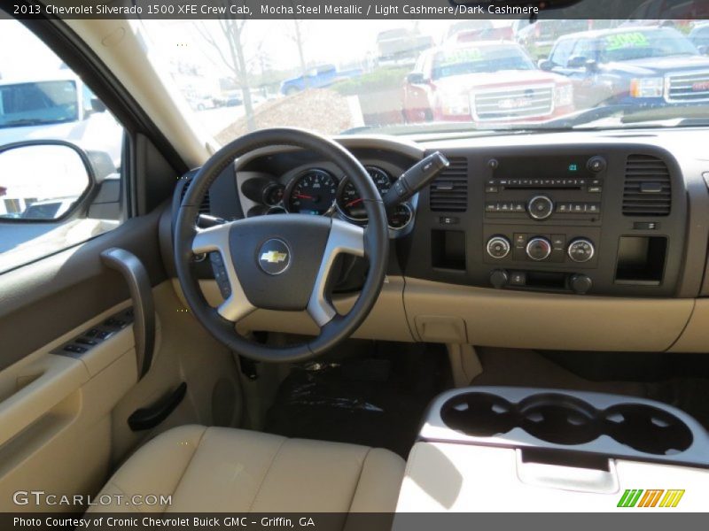 Mocha Steel Metallic / Light Cashmere/Dark Cashmere 2013 Chevrolet Silverado 1500 XFE Crew Cab