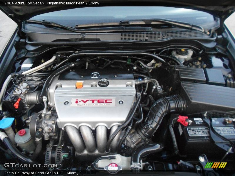 Nighthawk Black Pearl / Ebony 2004 Acura TSX Sedan