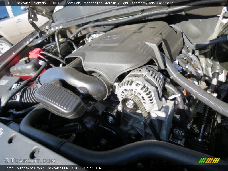 Mocha Steel Metallic / Light Cashmere/Dark Cashmere 2013 Chevrolet Silverado 1500 XFE Crew Cab