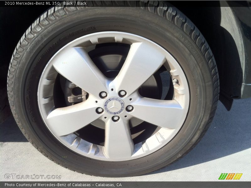 Black / Black 2010 Mercedes-Benz ML 350