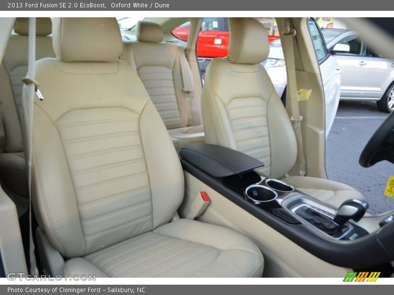 Front Seat of 2013 Fusion SE 2.0 EcoBoost