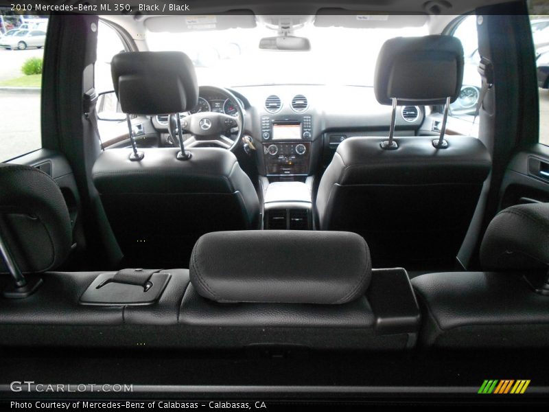 Black / Black 2010 Mercedes-Benz ML 350