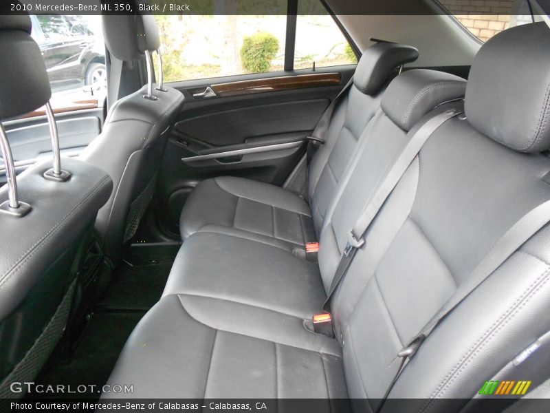 Black / Black 2010 Mercedes-Benz ML 350