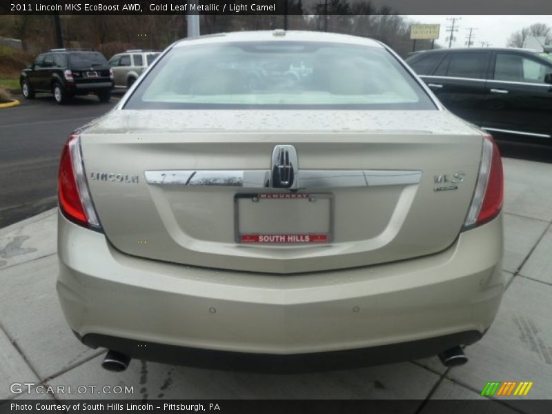 Gold Leaf Metallic / Light Camel 2011 Lincoln MKS EcoBoost AWD