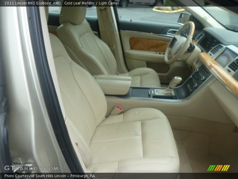 Gold Leaf Metallic / Light Camel 2011 Lincoln MKS EcoBoost AWD