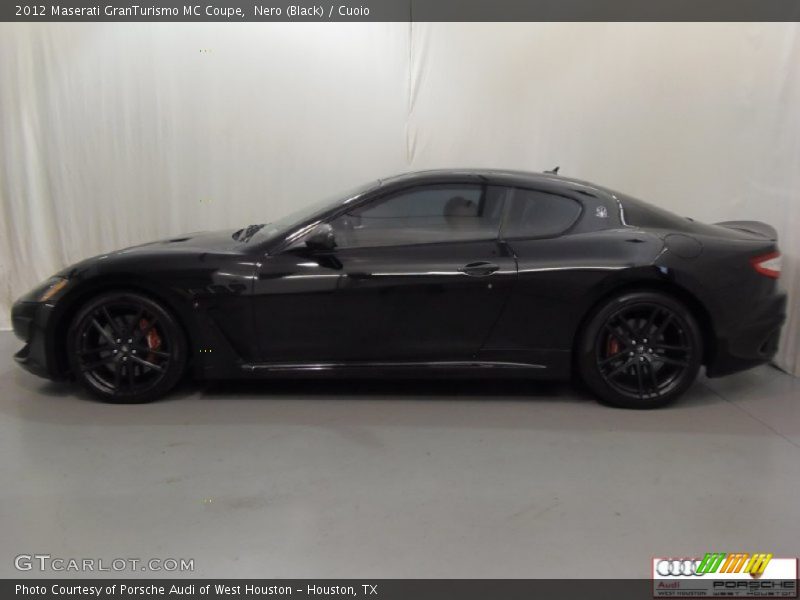 Nero (Black) / Cuoio 2012 Maserati GranTurismo MC Coupe