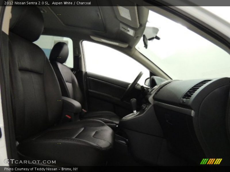 Aspen White / Charcoal 2012 Nissan Sentra 2.0 SL