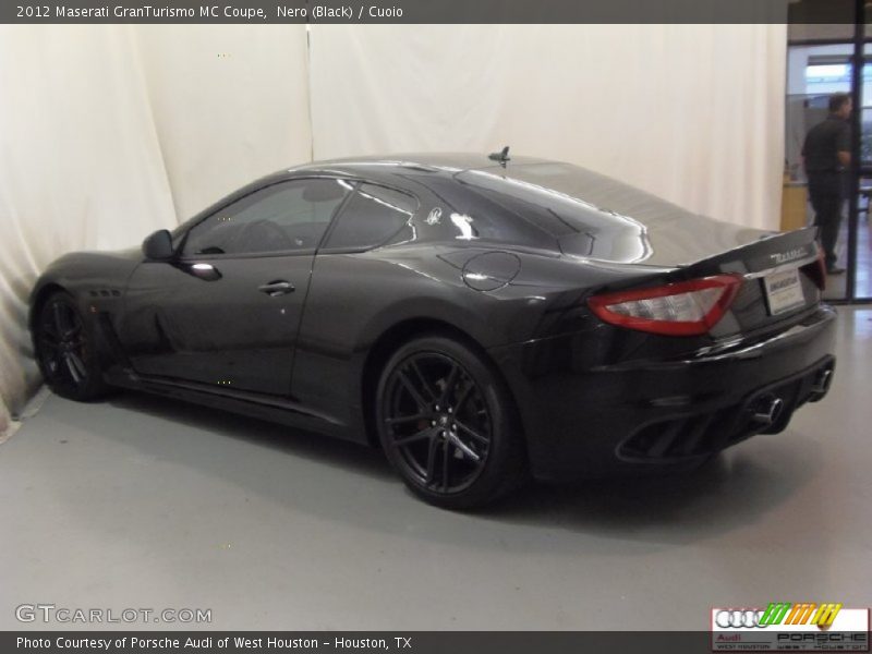Nero (Black) / Cuoio 2012 Maserati GranTurismo MC Coupe