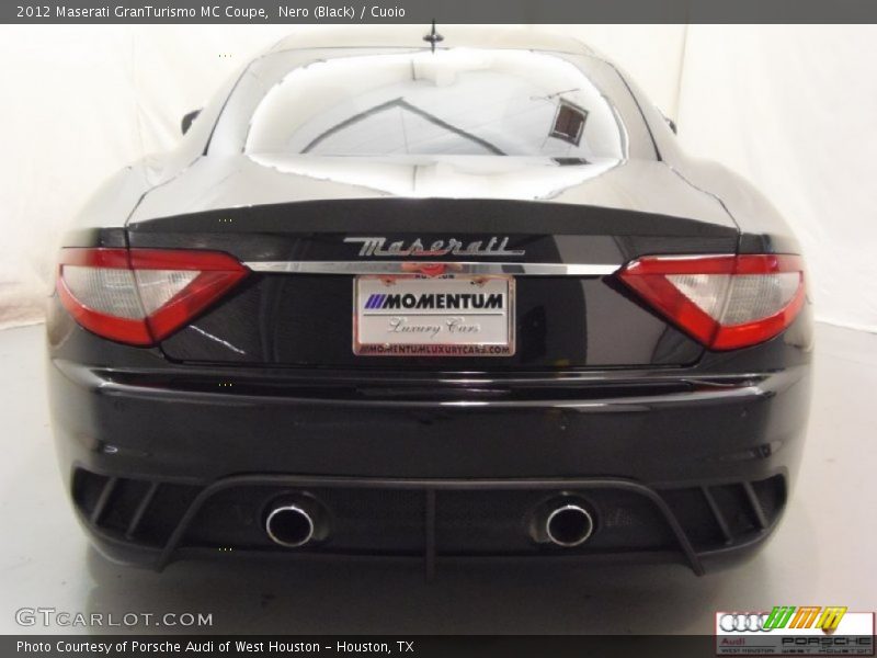 Nero (Black) / Cuoio 2012 Maserati GranTurismo MC Coupe