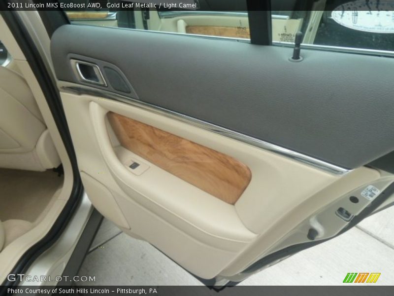 Gold Leaf Metallic / Light Camel 2011 Lincoln MKS EcoBoost AWD
