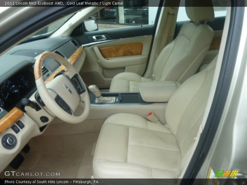 Gold Leaf Metallic / Light Camel 2011 Lincoln MKS EcoBoost AWD