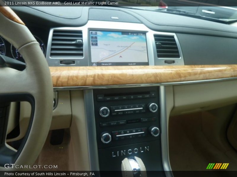 Gold Leaf Metallic / Light Camel 2011 Lincoln MKS EcoBoost AWD