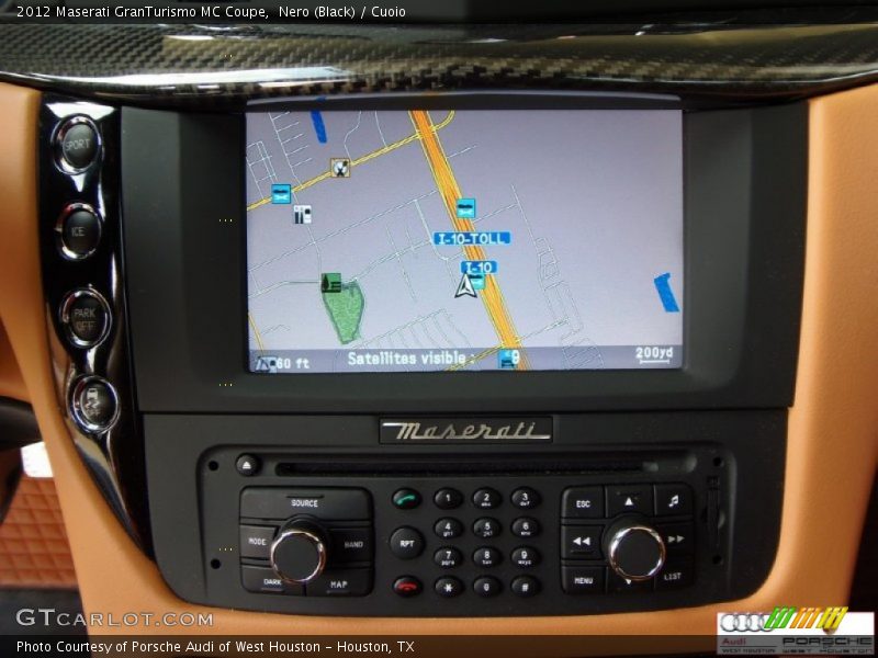 Nero (Black) / Cuoio 2012 Maserati GranTurismo MC Coupe