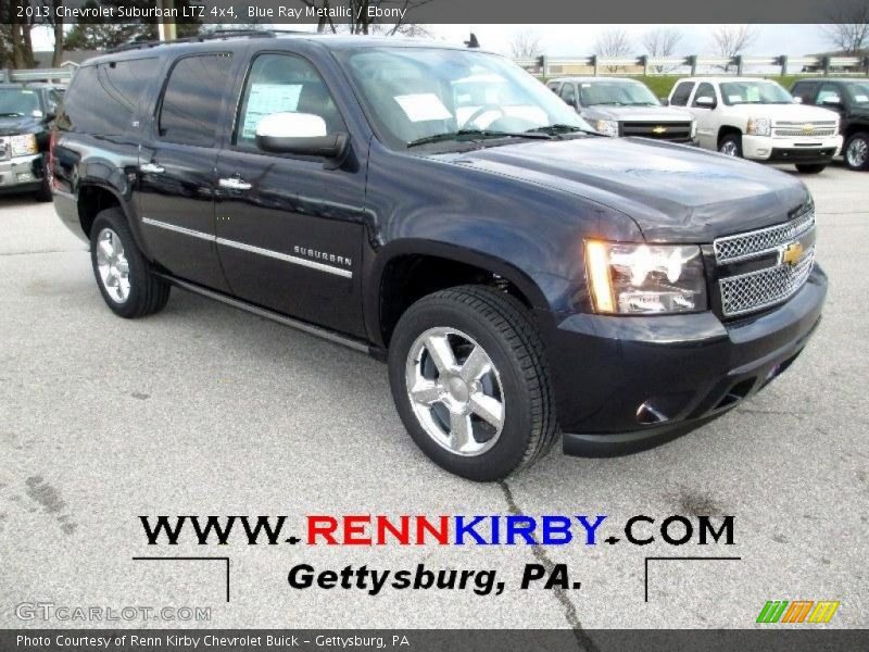 Blue Ray Metallic / Ebony 2013 Chevrolet Suburban LTZ 4x4
