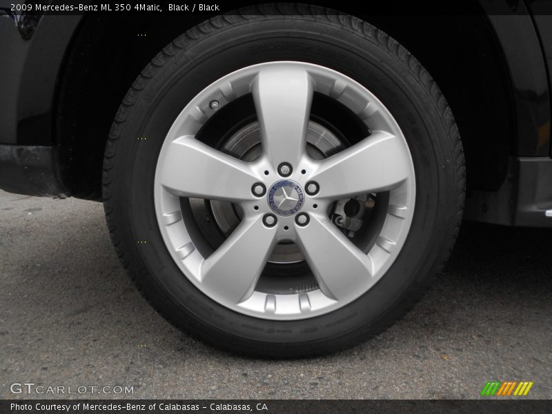 Black / Black 2009 Mercedes-Benz ML 350 4Matic