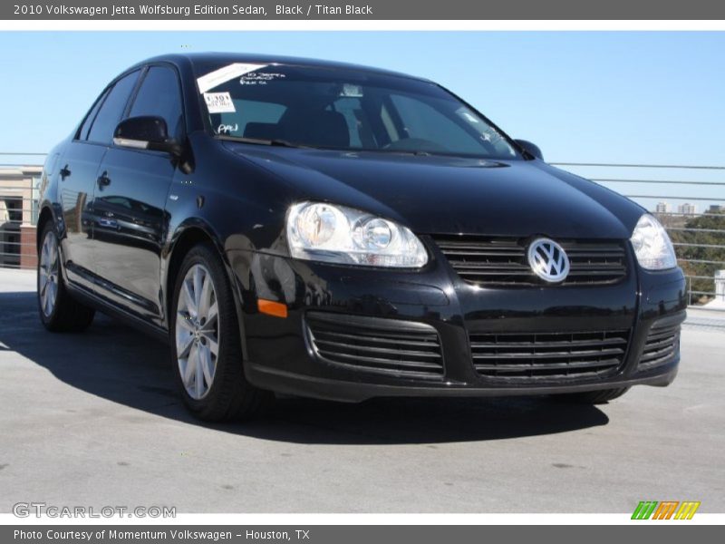Black / Titan Black 2010 Volkswagen Jetta Wolfsburg Edition Sedan