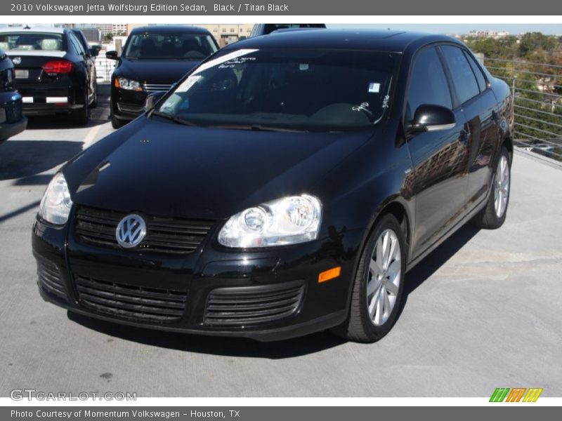 Black / Titan Black 2010 Volkswagen Jetta Wolfsburg Edition Sedan