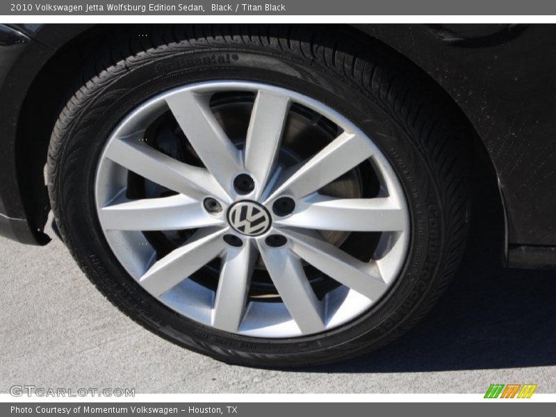 Black / Titan Black 2010 Volkswagen Jetta Wolfsburg Edition Sedan