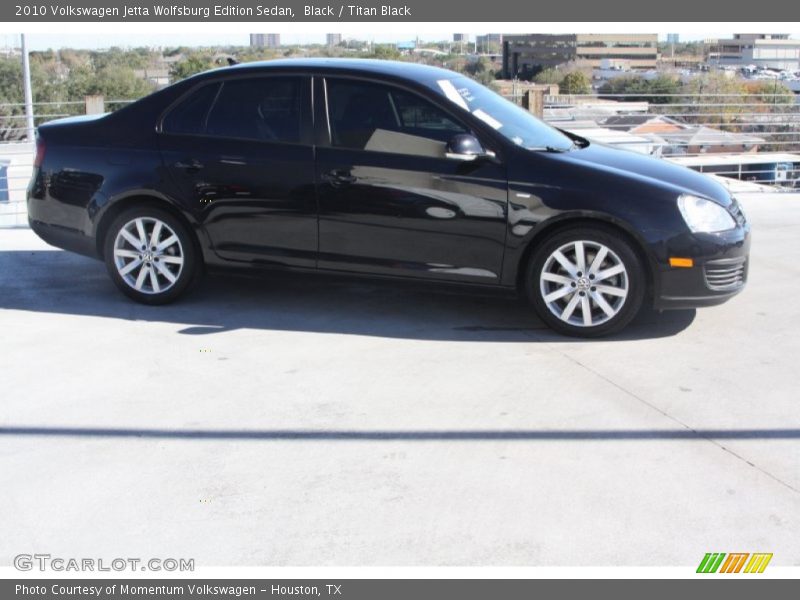Black / Titan Black 2010 Volkswagen Jetta Wolfsburg Edition Sedan