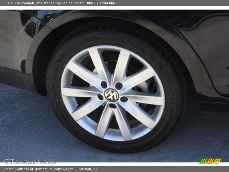 Black / Titan Black 2010 Volkswagen Jetta Wolfsburg Edition Sedan
