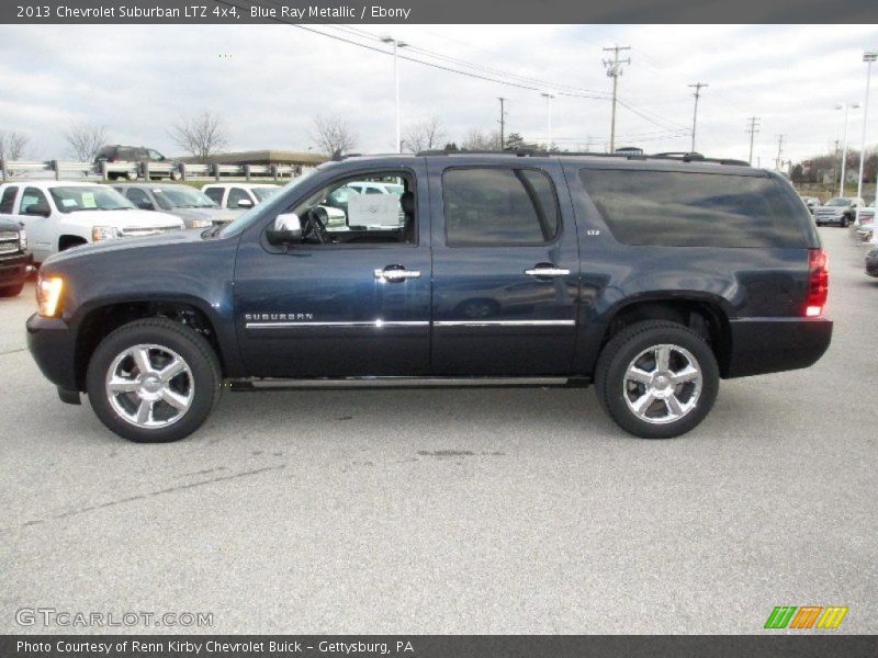 Blue Ray Metallic / Ebony 2013 Chevrolet Suburban LTZ 4x4