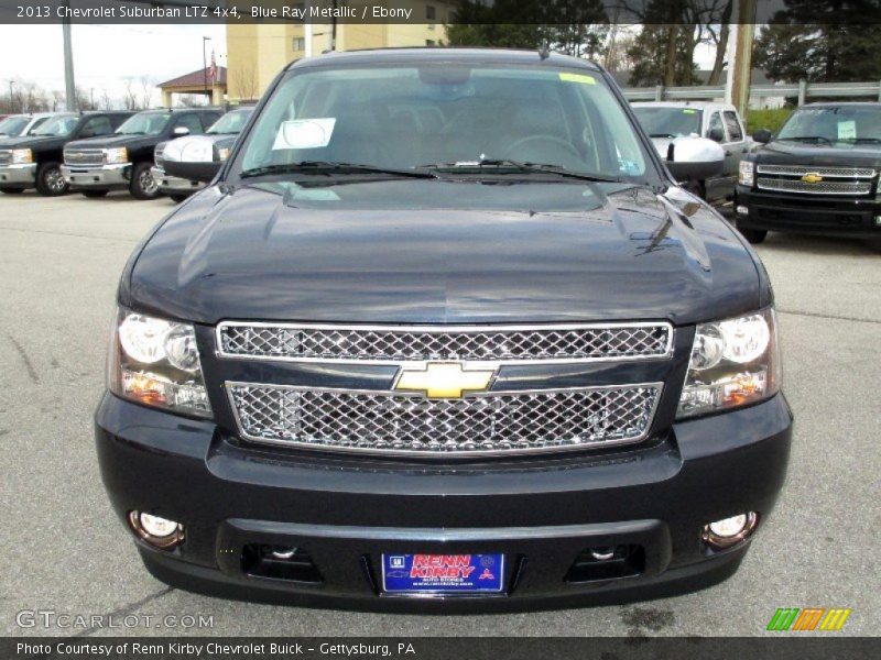 Blue Ray Metallic / Ebony 2013 Chevrolet Suburban LTZ 4x4