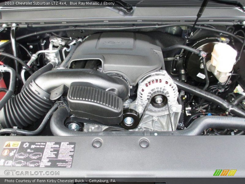 Blue Ray Metallic / Ebony 2013 Chevrolet Suburban LTZ 4x4