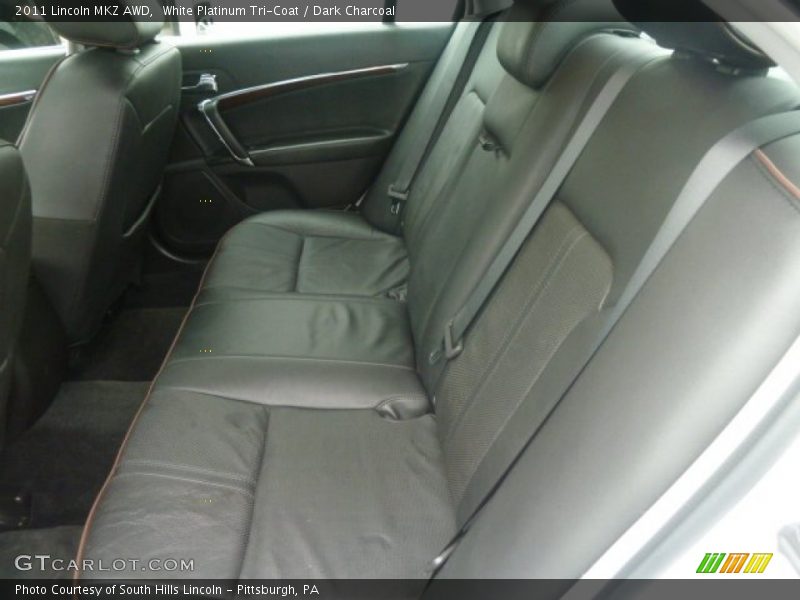 White Platinum Tri-Coat / Dark Charcoal 2011 Lincoln MKZ AWD
