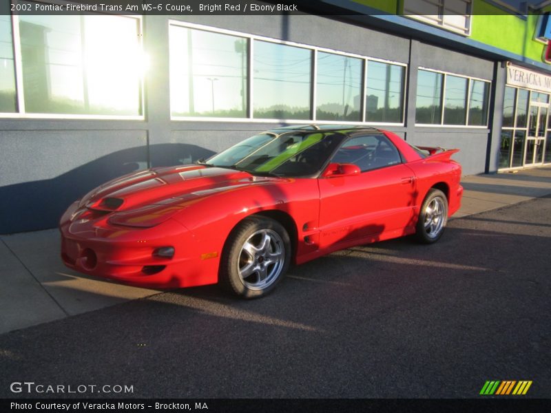 Bright Red / Ebony Black 2002 Pontiac Firebird Trans Am WS-6 Coupe