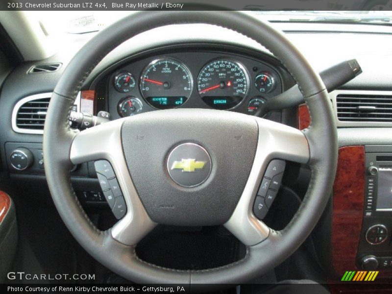 Blue Ray Metallic / Ebony 2013 Chevrolet Suburban LTZ 4x4