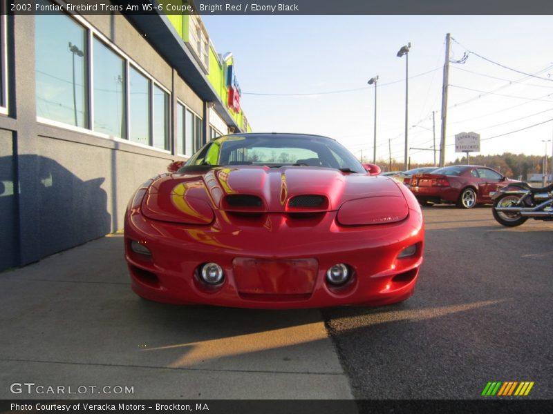 Bright Red / Ebony Black 2002 Pontiac Firebird Trans Am WS-6 Coupe